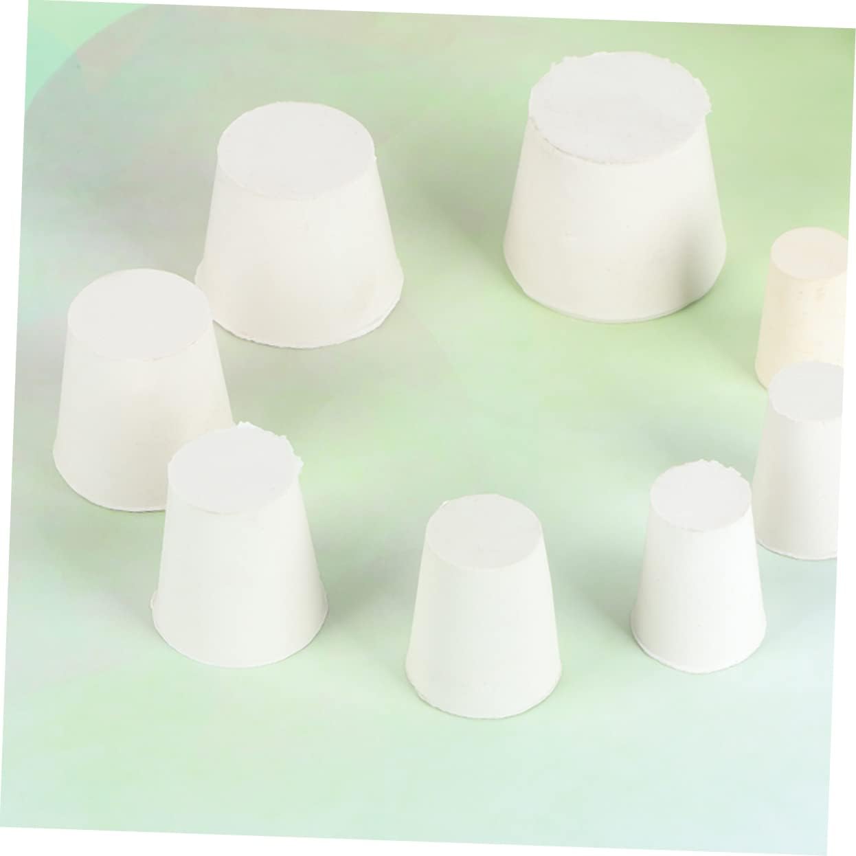 MAGICLULU 16pcs High Temperature Resistance Solid Rubber Plugs Bottle Stoppers for Water Bottle Sealing Plugs for Lab Home Party and Industrial Applications