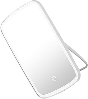 MERRYHAPY Espejo de tocador LED de viaje, esp...