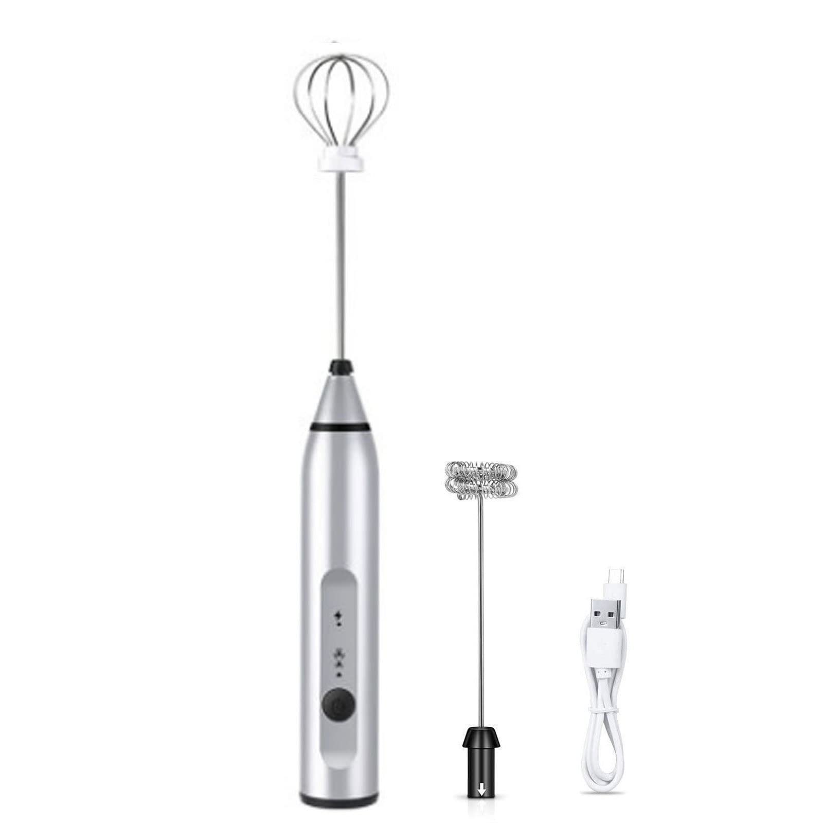 Garcan Whisks For Cooking Egg Whisk Coffee Milk Drink Blender Frother Usb Rechargeable Handheld Food Blender Frother