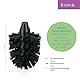 kela WC Bürstenkopf LA BROSSE SOFT, Ersatzkopf für Klobürste, Nylon Borsten, Toilettenbürstenkopf aus PET-Kunststoff, schwarz