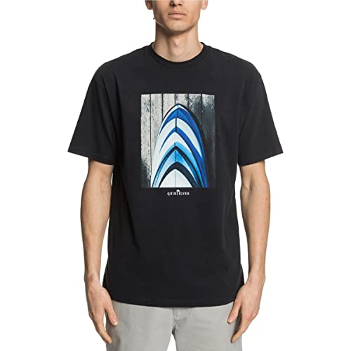 Quiksilver Waterman Men's Around Blues TEE, Black, S