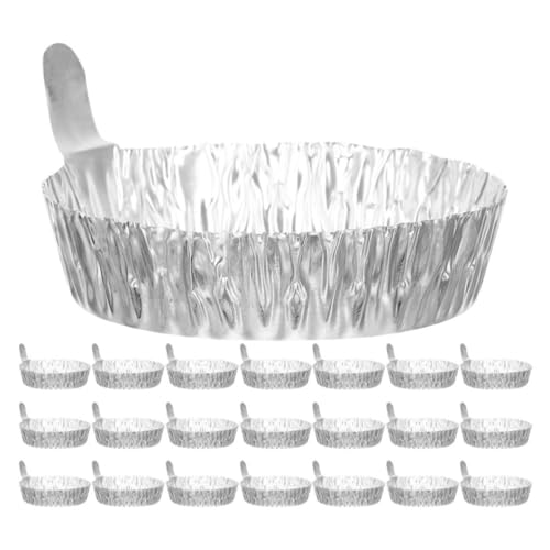 ERINGOGO 30pcs Aluminum Weigh Boats 42ml Capacity Reusable Weighing Dishes Made of Aluminum Foil with Convenient Handling and Easy to Clean Features for Laboratory and Industrial Use