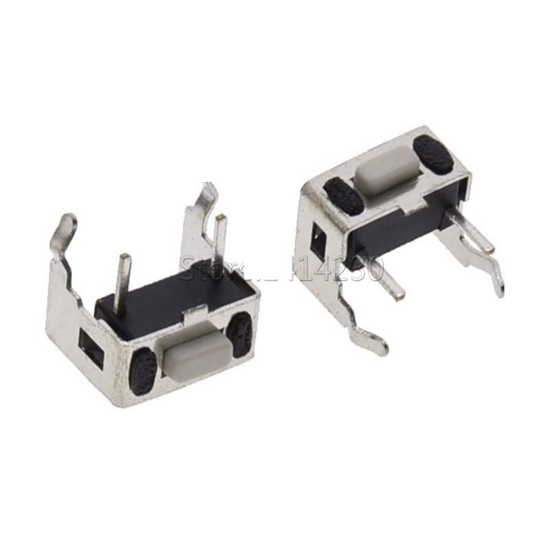 elektronischer Schalter Taktile Drucktasten 20 Stück Taktschalter 3 x 6 x 4,3 mm mit Halterung Taktile Drucktastenschalter 3 x 6 x 4,3 mm Mikroschalter Taktschalter