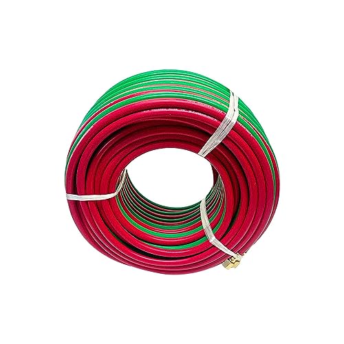 Prolinemax 100 Ft Oxygen and Acetylene Twin Welding Hose 1/4
