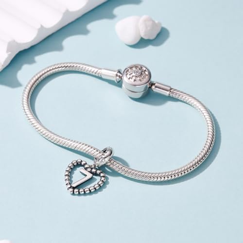 Image of 925 Sterling Silver Number Charm fits Pandora, Gift for Women