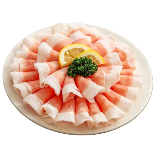 [鹿児島県産] 黒豚ロースしゃぶしゃぶ用 計1kg(500g×2P)