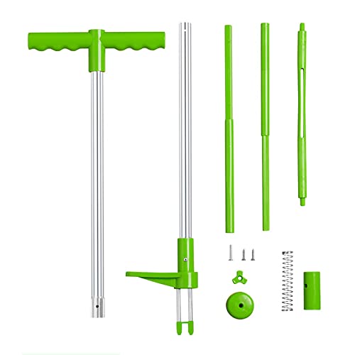Zfyoung Stand Up Weeder And Weed Puller, Stand Up Manual Weeder Hand Tool With 3 Claws, Stainless Steel And High Strength Foot Pedal, Weeder Tool， Manual Weeder, Garden Tools #TOP11