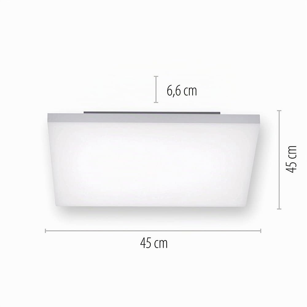 Deckenleuchte RGB Farbwechsel dimmbar Dsmarthome warmweiss - kaltweiss | Q-Frameless, Smart-Home, RGB-Farbwechsel, dimmbar, Alexa kompatibel, warmweiss-kaltweiss Temperatursteuerung