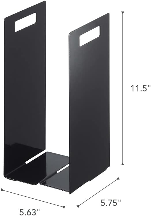 Yamazaki Home Tower Interlocking Towel Organizer - Bathroom Storage Shelf Rack - Steel