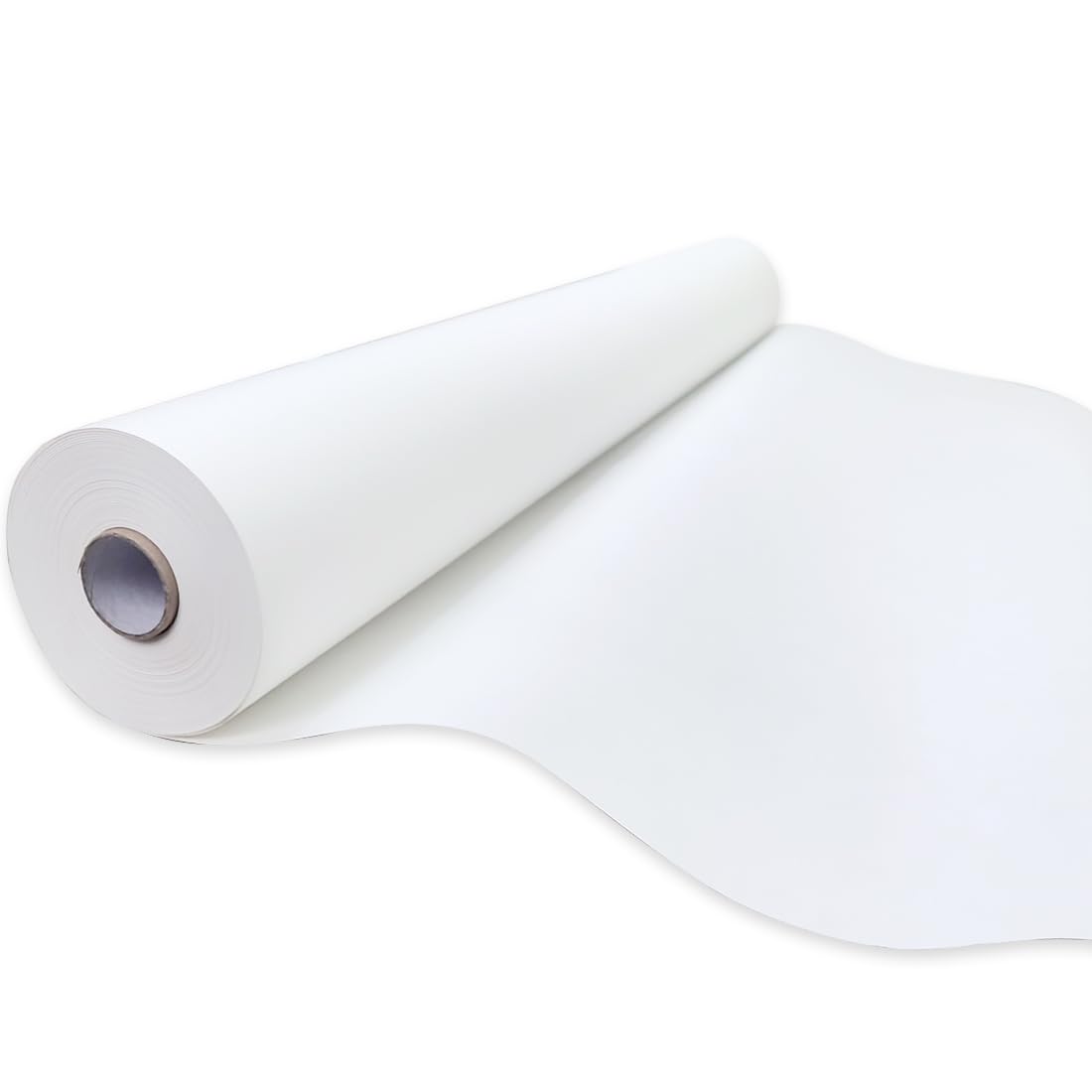 PerkHomy 48" x 2,400" (200') White Kraft Paper Roll for Craft Bulletin Board Paper Art Table Covering Crafting Gift Wrapping Bouquet Packing Parcel 80GSM 55LB (White, 48" x 200')