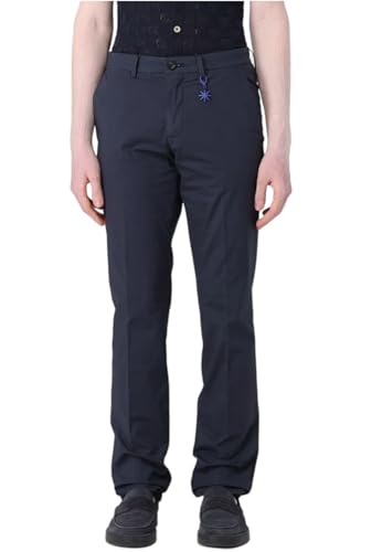  Manuel Ritz Pantaloni 3632P1408T243400 Blu Scuro Blu