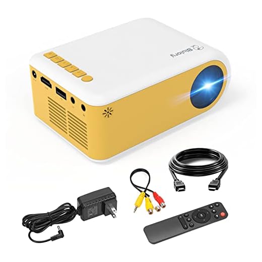 Mini Projetor PortáTil Blulory T2,Projetor De Filme CompatíVel Com Hd 1080p, Ideias Para Presentes, Projetor De Filme PortáTil Pequeno, Projetor De VíDeo Em Casa CompatíVel Com Hdmi, Usb