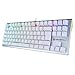 NEWSKILL Serike TKL Ivory Teclado Mecánico Gaming Full RGB