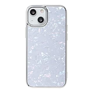 天然シェル♡キラキラ アイリス柄 ブルー オリジナルiPhoneケース フラワー 天然シェル♡キラキラ アイリス柄 ブルー オリジナルiPhone