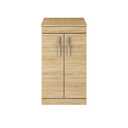 Up To 40% OFF Nuie ATH003W Athena  Suitable For Counter Top Vessel, 865mm x 500mm, Natural Oak, 500mm