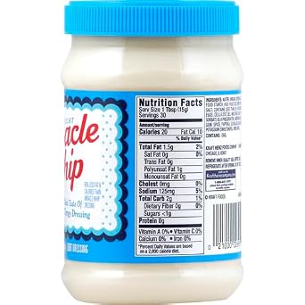 Miracle Whip Light Mayo-like Dressing, 12 ct Pack, 15 fl oz Jars