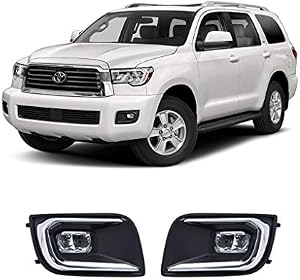 CONCEPT Fog Lights for 2018-2020 Toyota Sequoia LED Fog Lights Lamp with Assembly Set L&R Side