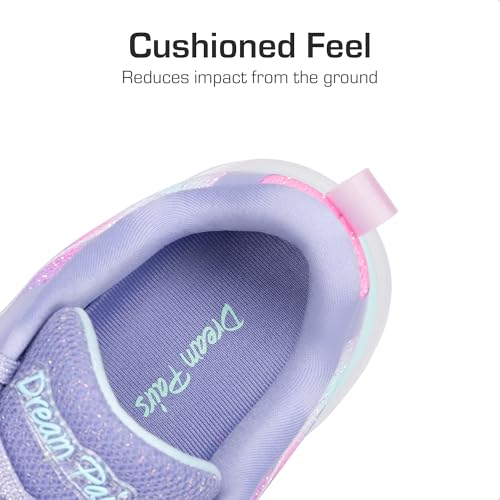 DREAM PAIRS Girls Shoes Sneakers Kids Tennis Shoes Lightweight Lace Up Running Casual Walking Shoes4