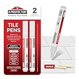 X-Protector Pen for Grout - 2 PCS, White - Ideal Grout...