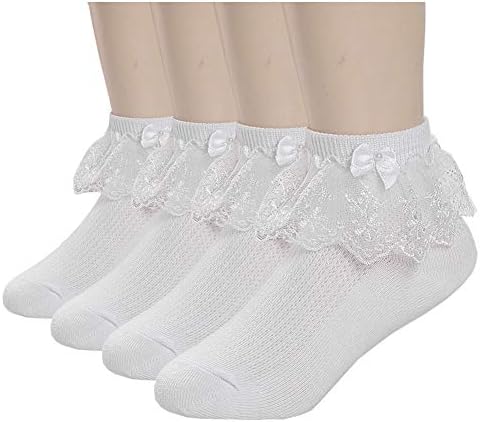 Toddler/Kids Girls Cotton Lace Socks Princess Dressy Socks(1-9T)