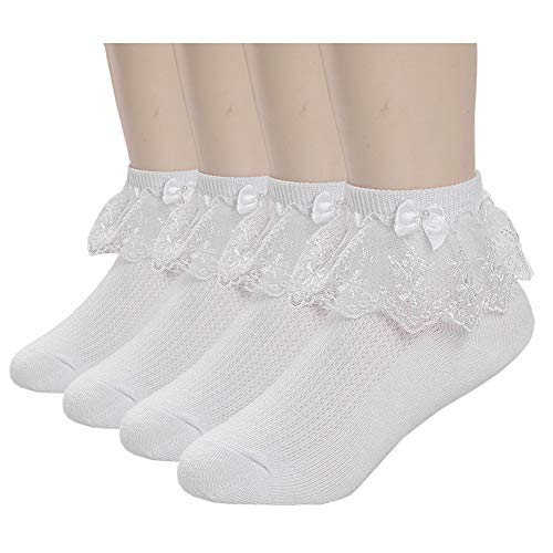 Toddler/Kids Girls Cotton Lace Socks Princess Dressy Socks(1-9T)