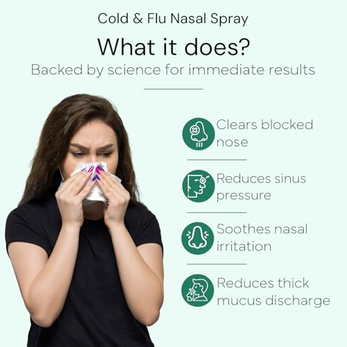 Image of Cold & Flu Care Combo - Nasal Spray + Sore Throat Spray (15ml Each) | Gentle, Non-Drowsy Formula | For Adults & Children | EU Formulated