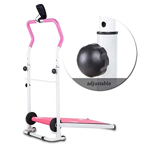 Image of Cardio aining ldable chanical eadmill, der sk nning Chine th D splay d Ight justable, ving ace