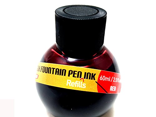 Recharge pour stylo plume encre bouteille rouge peinture arts artisanat surligneur