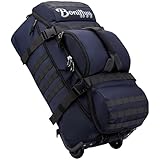 70L Mochila con Ruedas Bolsa de Viaje Grande Mochila Gimnasio Plegable Bolsa Deporte Mujer Hombre Impermeable Mochila Gym Herramientas Travel Bag Duffel Cabina (Azul)