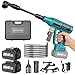 blayram Akku Hochdruckreiniger, 700PSI Mobiler Akku Druckreiniger für Makita 18V Akkus, Hochdruckreiniger mit 2×4.0Ah Akkus, 6-in-1Düse, Schaumsprüher, Filterkessel, 5M Schlauch für Auto Graten