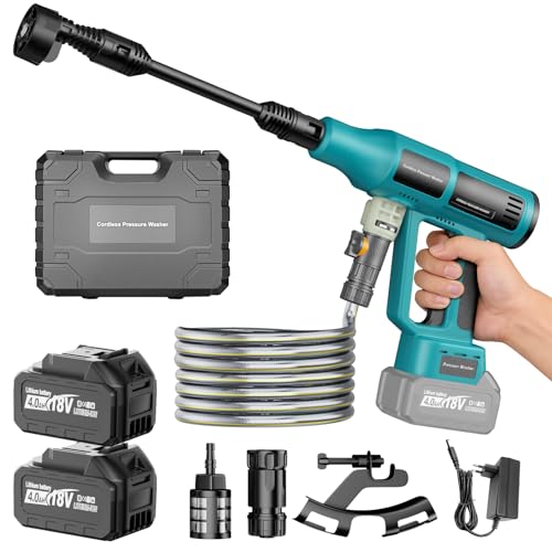 blayram Akku Hochdruckreiniger, 700PSI Mobiler Akku Druckreiniger für Makita 18V Akkus,...