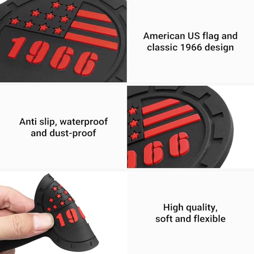 Portavasos para Ford Bronco 2021-2025 en silicona rojo miniatura 4