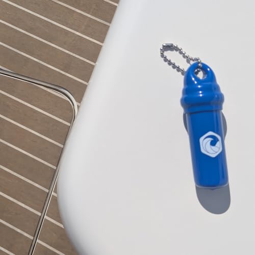 Image of Seahive Floating Keychain (2 pack) with Waterproof Safety Container Boat Key Float - Pontoon, Fishing Accessories key holder
