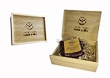 Mit dem Kauf dieses Produktes unterstützen Sie ein soziales Projekt: Die Herstellung der Holzboxen erfolgt in einer Behinderten-Werkstatt unter Verwendung regionaler Rohstoffe wie deutschem Holz
