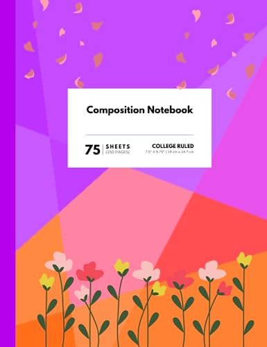 Carnet de composition jolies fleurs pour journal intime