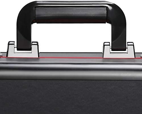 Yaheetech Professional Makeup Trolley 3 in 1 Extra Large Makeup Case Cosmetic Case Hairdressing Vanity Case Beauty Nail Rolling Trolley Cosmetic Box on Wheels, All Black