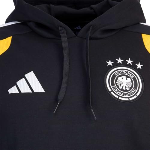adidas DFB Deutschland Germany Hoody Kapuzenpullover (DE/NL/SE/PL, Alphanumerisch, XL, Regular, Regular, Black)