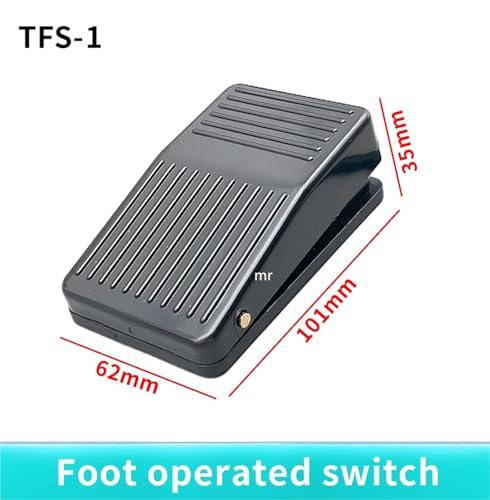 Interrupteur à pédale TFS-1 avec câble de 2m pour commande de machine-outil