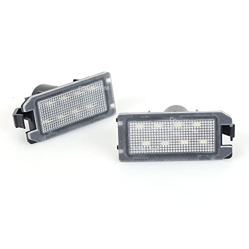 EUEIKN Kennzeichenbeleuchtung für Jeep Grand Cherokee 2014–2020 WK2, Compass Patriot 2014–2017, Dodge Viper 2015–2017, weiß, LED, 12 V, Staub- und Wasserdicht