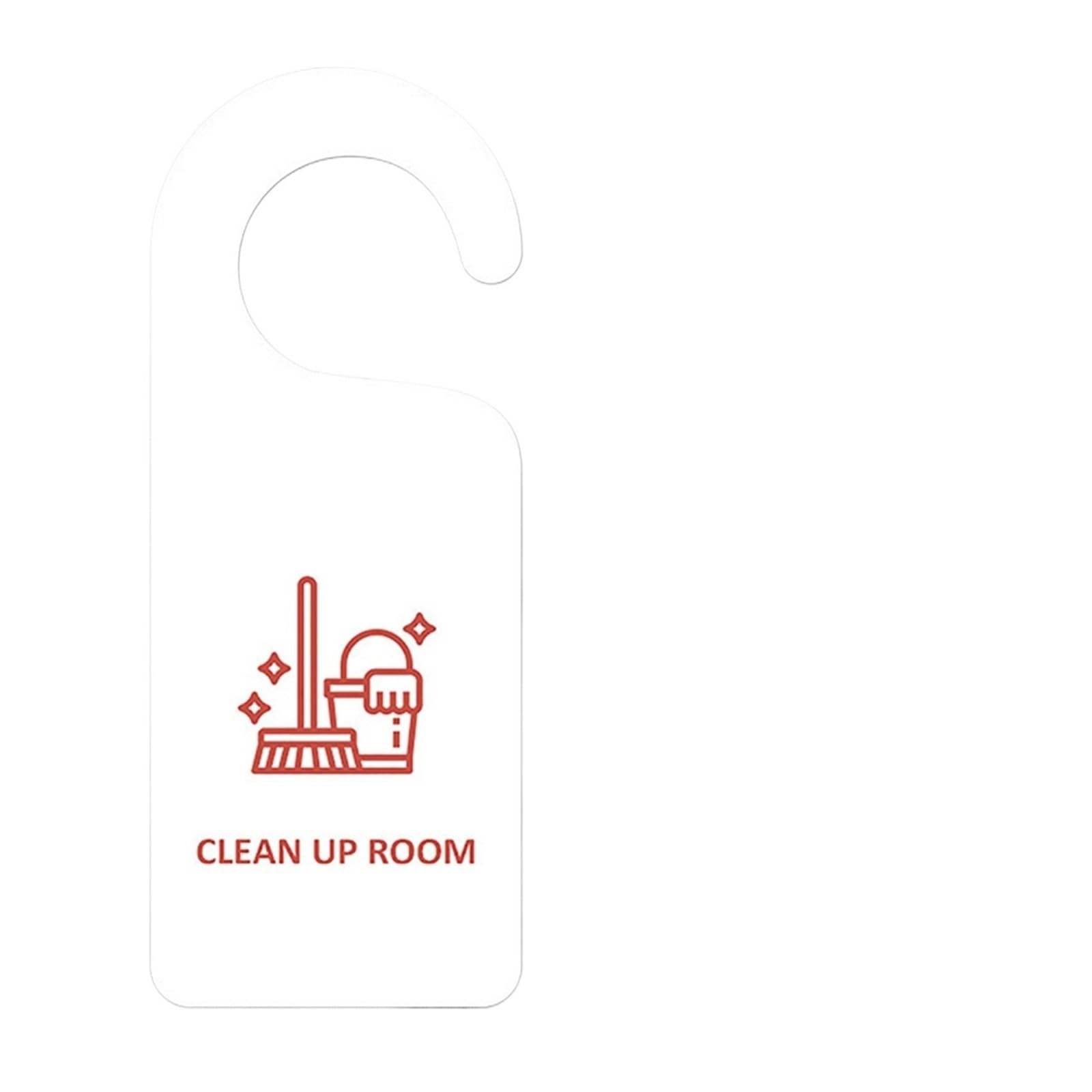 ZRHWSPD PVC Door Knob Hangers 1pc Do Not Disturb Door Tags Sign Mall Office Black Green Red Hanging Tag(A2-1PC)