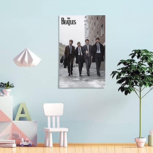 The Beatles – Poster décoratif en noir et blanc sur toile et impression d’art moderne pour chambre à coucher familiale… - Les Beatles, Paul McCartney, John Lennon, RIngo Starr, George Harrison The Beatles – Poster décoratif en noir et blanc sur toile et impression d'art moderne pour chambre à coucher familiale… – Image 5