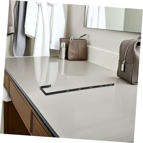 Fixation miroir sans cadre stable grâce au support miroir réglable métal - 8
