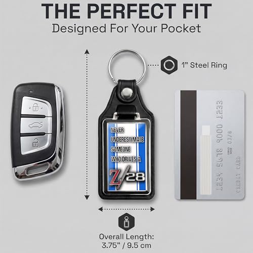 Image of Brotherhood Car Key Chain for Camaro - Classic Models Keychain for Men and Women Gift Key Ring - -