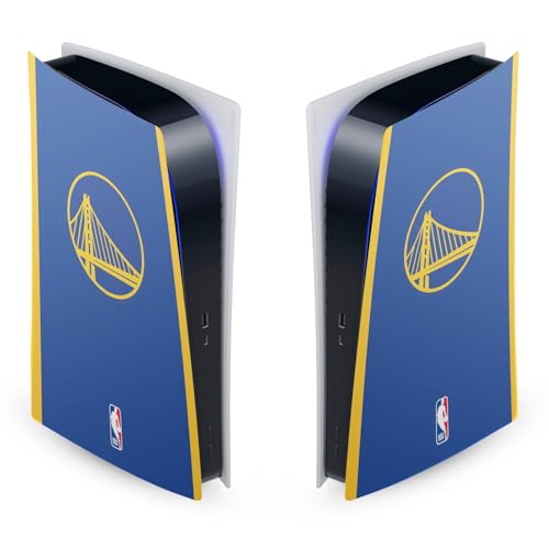 Skin PS5 Digital NBA autocollant vinyle bleu Golden State Warriors logo plaque frontale