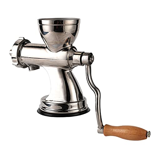 Manual Wheatgrass Juicer, Stainless Steel Wheatgrass Manual Juicer Heavy Duty with Suction Cup Base, Home DIY Kitchen Tool, for Soft Fruit Vegetable Leafy Green