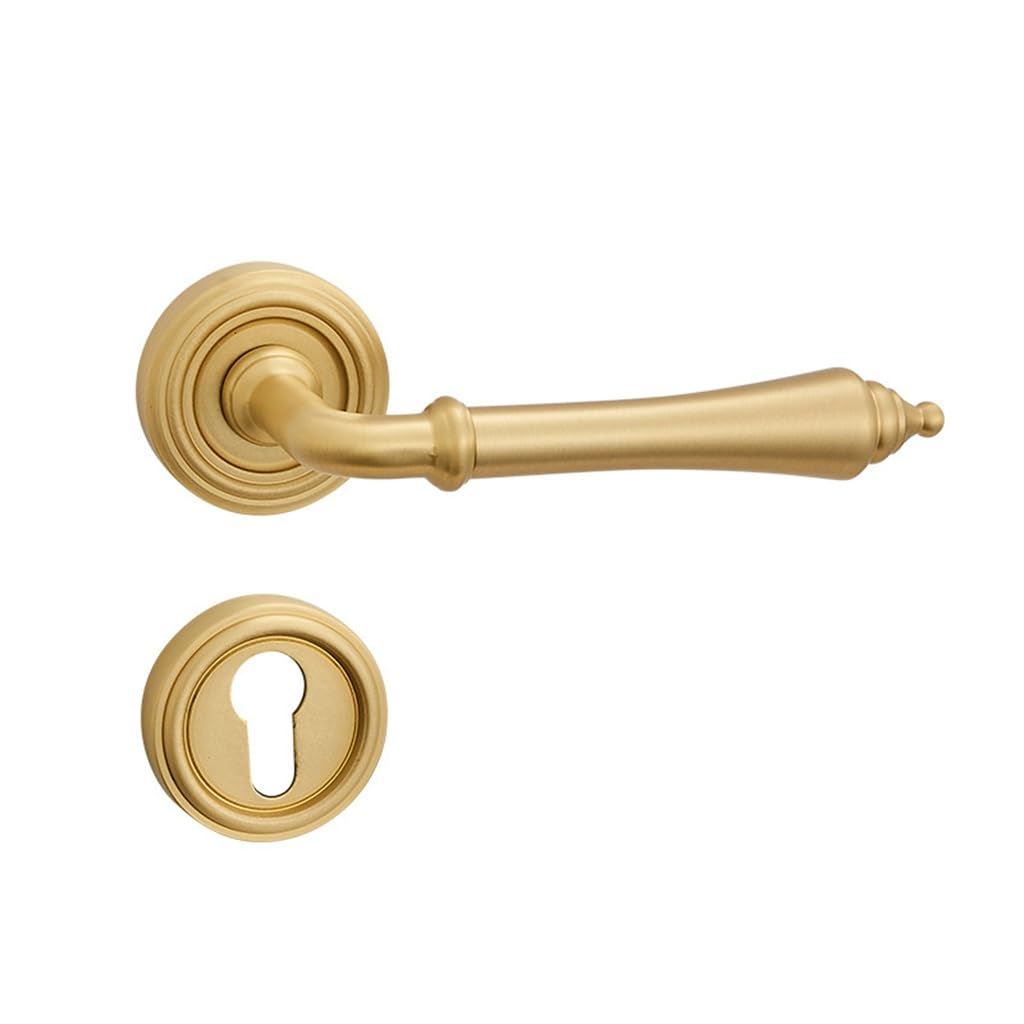 MOBYGKFY Vintage Magnetic Mute Bedroom Split Lock Universal Household Door Knob Locks