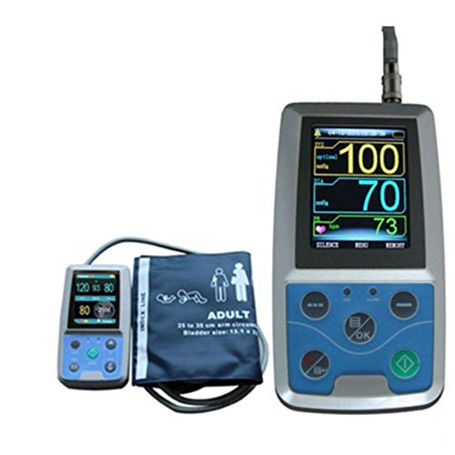 24H Abulación del monitor de la presión arterial ambulatorios con el software de la PC, 3 esposas para el niño adulto, grabadora automática de NIBP, dispositivo portátil del seguimiento de la salud de