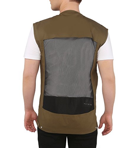 Image of ASHDAN Photographer Durable Vest. Sleeveless Regular Size Outdoor Expedition Jacket. Netted Ventilation