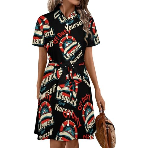 Robe mi-longue Lifeguard fluide et légère pour rester au frais tout l'été