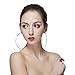Hypoallergenic Big Hoop Earrings for Women Men - 10cm Lightweight Geometric Thin Circle Earrings, Nickel-Free Statement Ear Jewelry